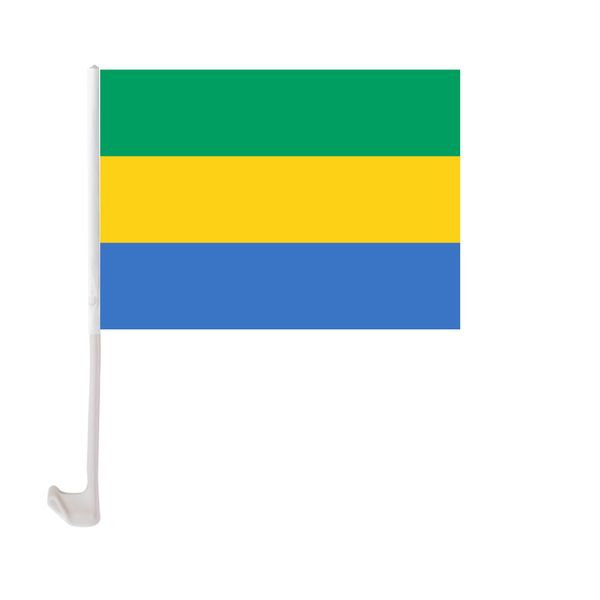 gabon car flag 30x45cm window clip gabonese flags polyester uv protection car decoration banner with flagpole
gabon car flag 30x45cm window clip gabonese flags polyester uv protection car decoration banner with flagpole