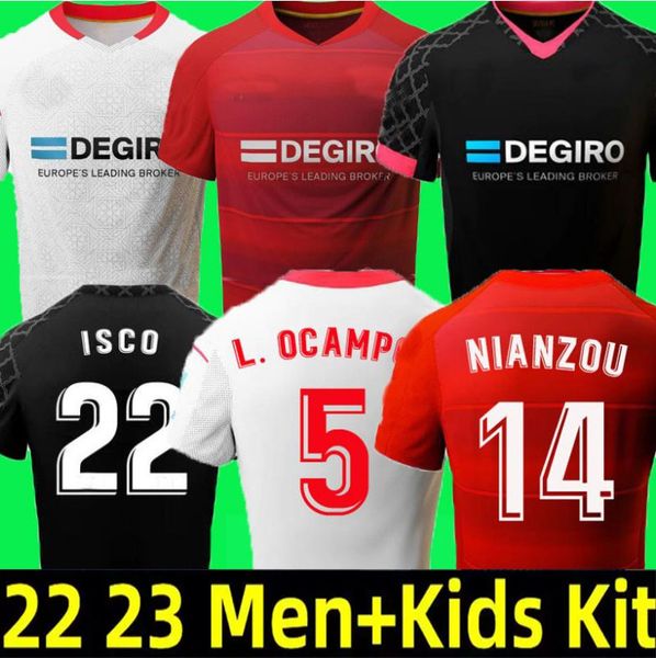 22 23 fc sevilla soccer jerseys 2022 2023 kids kit .ocampos i.rakitic j.kounde de jong seville maillots foot shirt chicharito j.navas rodri, Black;yellow
22 23 fc sevilla soccer jerseys 2022 2023 kids kit .ocampos i.rakitic j.kounde de jong seville maillots foot shirt chicharito j.navas rodri, Black;yellow