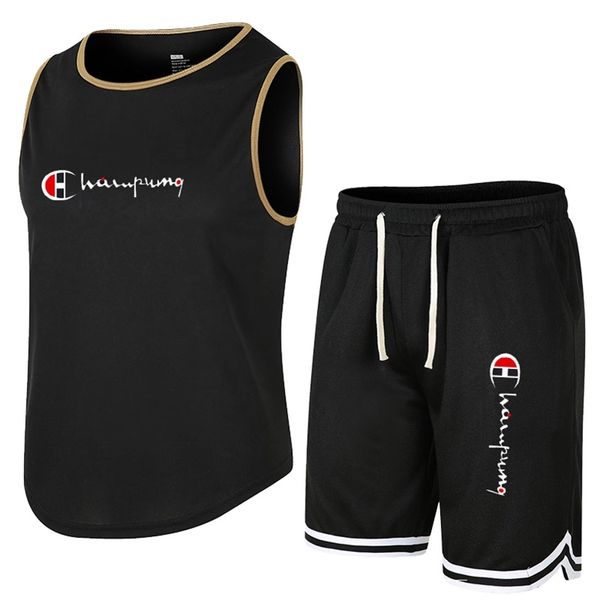 men's tracksuits summer sports sleeveless t-shirt set men quick dry tank shorts male fitness competition training vest basketball track, Gray
men's tracksuits summer sports sleeveless t-shirt set men quick dry tank shorts male fitness competition training vest basketball track, Gray