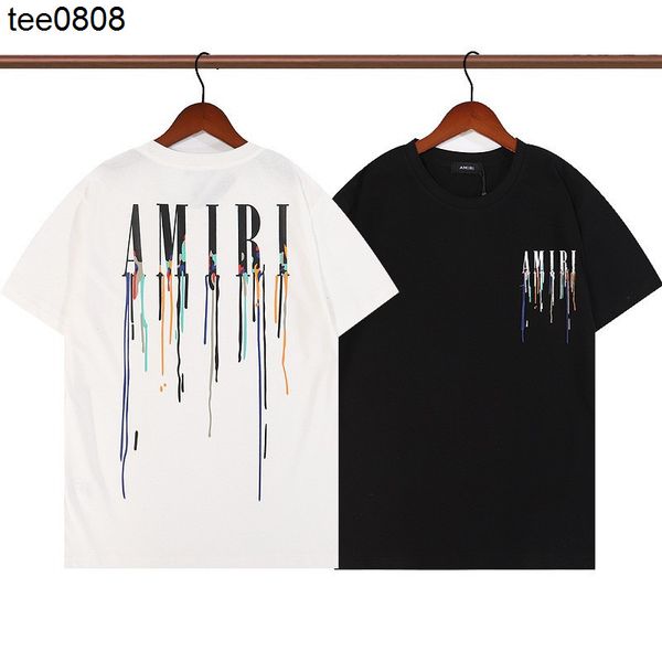 trendy summer flow color letter amirs tee printed short sleeve pure cotton t-shirt men's and women's versatile hip-hop loose t-shi, White;black
trendy summer flow color letter amirs tee printed short sleeve pure cotton t-shirt men's and women's versatile hip-hop loose t-shi, White;black