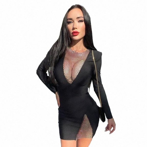 casual dresses 2021 winter women's mini bandage dress hollow fishnet rhinestone long sleeve side open celebrity runway party a3ye#, Black;gray
casual dresses 2021 winter women's mini bandage dress hollow fishnet rhinestone long sleeve side open celebrity runway party a3ye#, Black;gray