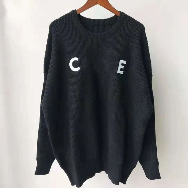 designer celins autumn winter men sweaters long sleeve knit pulloveras celines letter simple handmade flocking patch pullover sweater loose, White;black
designer celins autumn winter men sweaters long sleeve knit pulloveras celines letter simple handmade flocking patch pullover sweater loose, White;black