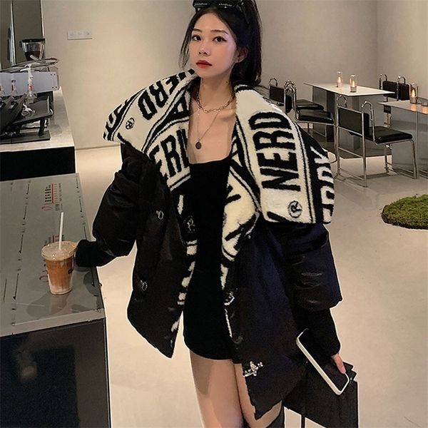 womens down parkas winter jacket women parkas loose autumn female clothig letter print lambswool collar thicken warm outwear ladies streetwe, Black
womens down parkas winter jacket women parkas loose autumn female clothig letter print lambswool collar thicken warm outwear ladies streetwe, Black