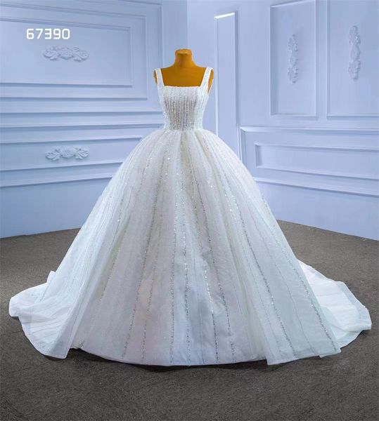 sweetheart wedding dress glamorous sequins sleeveless bridal ball gown sm67390, White
sweetheart wedding dress glamorous sequins sleeveless bridal ball gown sm67390, White