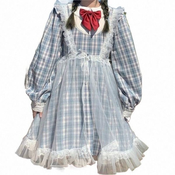 casual dresses kawaii bow plaid dress lolita female sweet cute doll collar long sleeve ruffles vestidos gauze strap skirt 2 piece sets r0g2#, Black;gray
casual dresses kawaii bow plaid dress lolita female sweet cute doll collar long sleeve ruffles vestidos gauze strap skirt 2 piece sets r0g2#, Black;gray