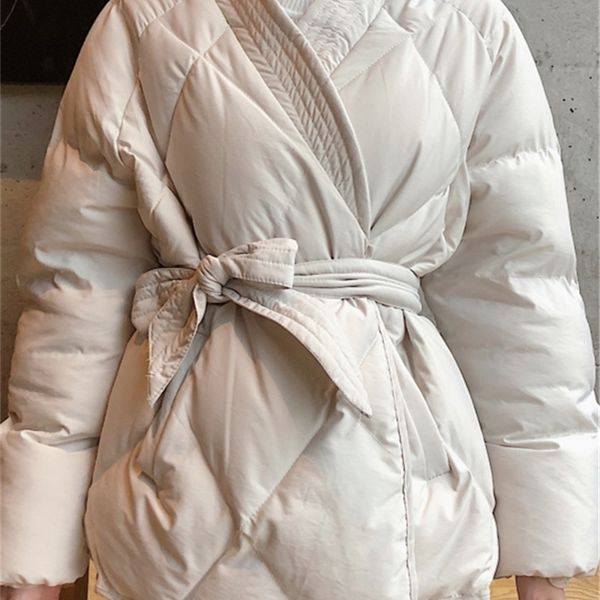womens down parkas hzirip design women winter solid sashes coat female thick students outwear sweet office lady warm jacket 220914, Black
womens down parkas hzirip design women winter solid sashes coat female thick students outwear sweet office lady warm jacket 220914, Black