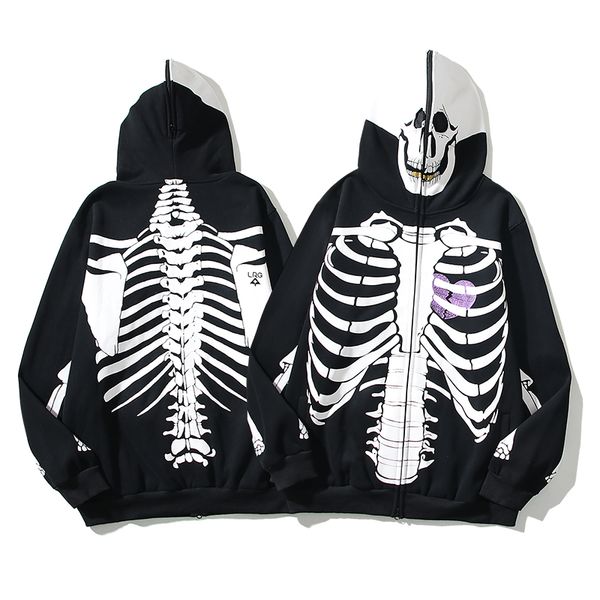 new men streetwear high street jackets skull skeleton print hoodie cardigan oversized casual sweatshirt fashion vintage coats dead serious d, Black;brown
new men streetwear high street jackets skull skeleton print hoodie cardigan oversized casual sweatshirt fashion vintage coats dead serious d, Black;brown