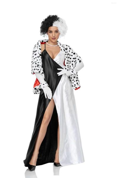 halloween fancy dress ladies costume all included cape gloves handband wig, Black;gray
halloween fancy dress ladies costume all included cape gloves handband wig, Black;gray