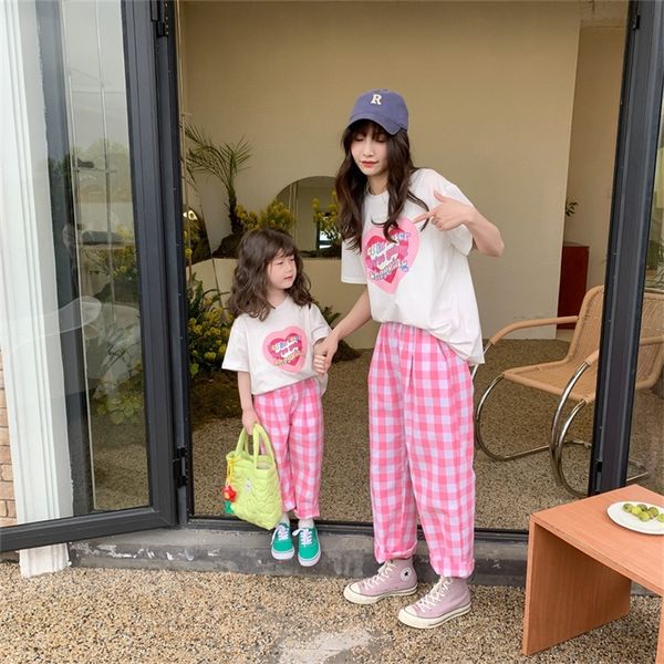 family matching outfits mommy and baby matching outfits summer mother and daughter two piece korean women girls t shirtplaid pants clothes s, Blue
family matching outfits mommy and baby matching outfits summer mother and daughter two piece korean women girls t shirtplaid pants clothes s, Blue