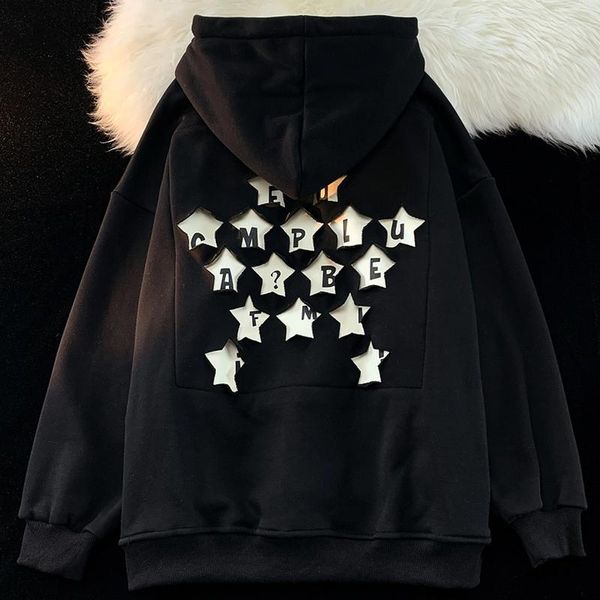 men's hoodies 2022 men y2k clothes long sleeve hole pocket hooded sweatshirts harajuku oversized hoodie goth male clothing, Black
men's hoodies 2022 men y2k clothes long sleeve hole pocket hooded sweatshirts harajuku oversized hoodie goth male clothing, Black