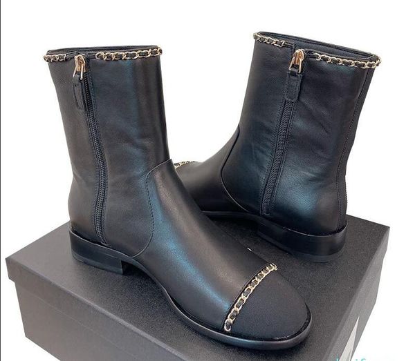 ankle boots shoe fashion boot fall winter womens classic black with chain chunky heel 7cm designer retro round toe lambskin knight rainboots
ankle boots shoe fashion boot fall winter womens classic black with chain chunky heel 7cm designer retro round toe lambskin knight rainboots