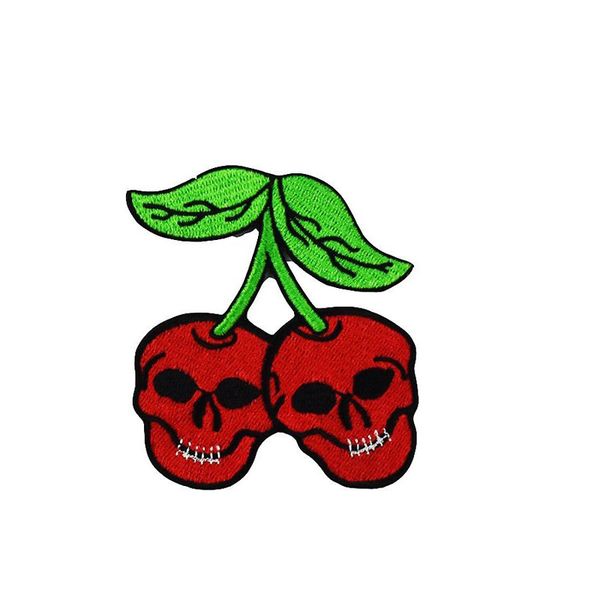 skull cherry sewing notions embroidery patches halloween decoration iron on for clothing shirts custom patch, Black
skull cherry sewing notions embroidery patches halloween decoration iron on for clothing shirts custom patch, Black