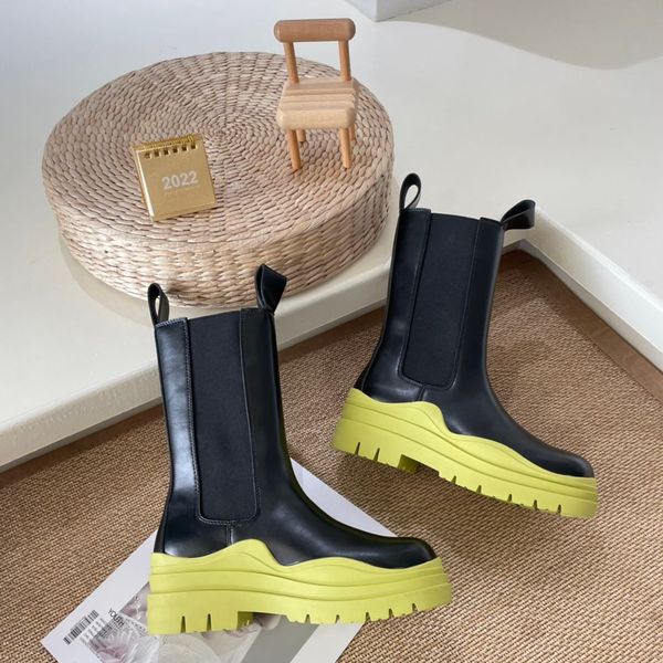 designer boots autumn winter new high soled mid-leg martin for men and women couples chelsea boots thin ankle booties003, Black
designer boots autumn winter new high soled mid-leg martin for men and women couples chelsea boots thin ankle booties003, Black