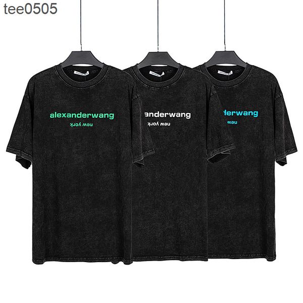 2022 summer new letter wash old loose short sleeve t-shirt fashion for men and women, White;black
2022 summer new letter wash old loose short sleeve t-shirt fashion for men and women, White;black