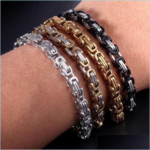 link chain wholesale 5mm 316l titanium steel gold chain bracelet fashion cool mens jewelry christmas brsee pics father gift drop del dhey8, Black
link chain wholesale 5mm 316l titanium steel gold chain bracelet fashion cool mens jewelry christmas brsee pics father gift drop del dhey8, Black