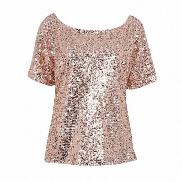 women summer fashion shiny causal sequin tank three quarter sleeve blouse bling vest l50r#, White
women summer fashion shiny causal sequin tank three quarter sleeve blouse bling vest l50r#, White
