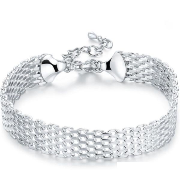 tennis 925 sterling sier weave bracelet for women wedding engagement party fashion jewelry 1275 t2 drop delivery 2021 bracelets dhsell dh3wf, Golden;silver
tennis 925 sterling sier weave bracelet for women wedding engagement party fashion jewelry 1275 t2 drop delivery 2021 bracelets dhsell dh3wf, Golden;silver