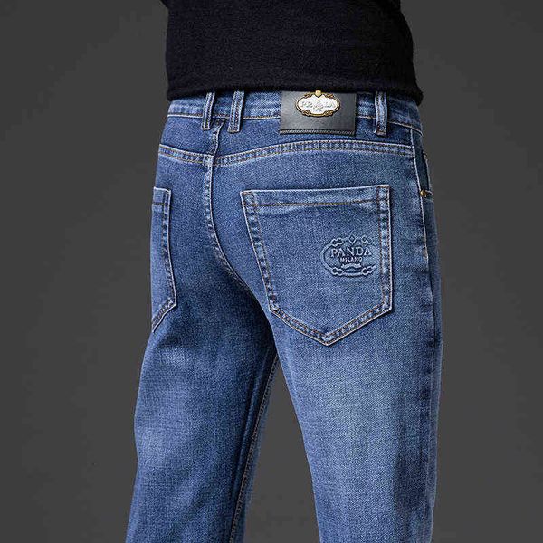 jeans men's middle aged men's jeans elastic loose straight tube busin casual trousers four seasons large men, Blue
jeans men's middle aged men's jeans elastic loose straight tube busin casual trousers four seasons large men, Blue