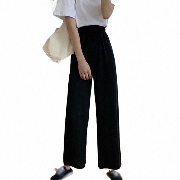women high waist wide leg pants casual summer soft comfort solid color ankle-length women's slacks pants 38jy#, Black;white
women high waist wide leg pants casual summer soft comfort solid color ankle-length women's slacks pants 38jy#, Black;white
