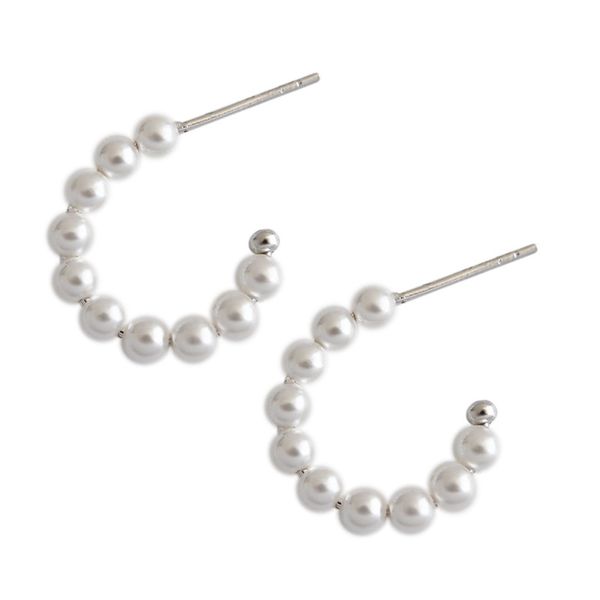 100% 925 sterling silver c shape stud earrings geometric pearl earring wedding party gifts, Golden;silver
100% 925 sterling silver c shape stud earrings geometric pearl earring wedding party gifts, Golden;silver