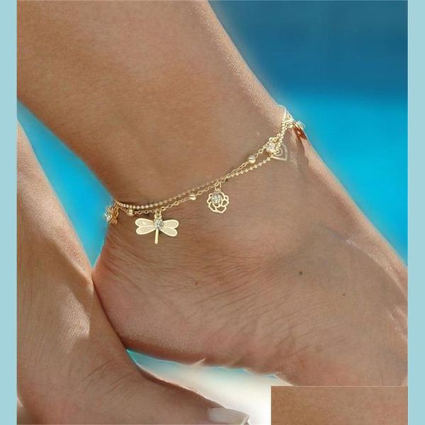 anklets gold bohemian anklet beach foot jewelry leg chain butterfly dragonfly anklets for women barefoot sandals ankle bracelet feet dhnh6, Red;blue
anklets gold bohemian anklet beach foot jewelry leg chain butterfly dragonfly anklets for women barefoot sandals ankle bracelet feet dhnh6, Red;blue