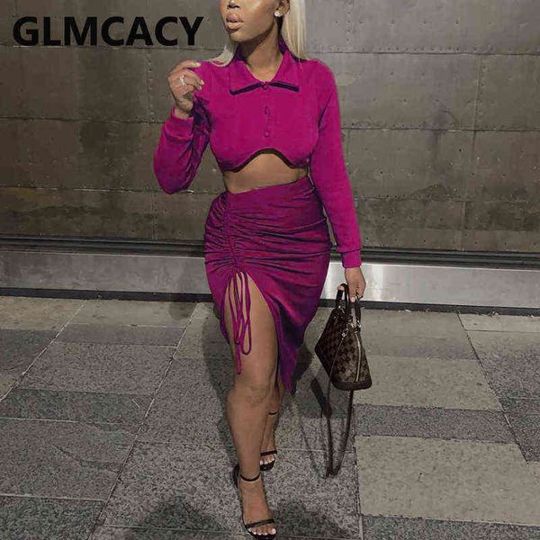 women's two piece pants two piece chic dress suits long sleeve button up crop drawstring slit midi skirt set t220902, White
women's two piece pants two piece chic dress suits long sleeve button up crop drawstring slit midi skirt set t220902, White