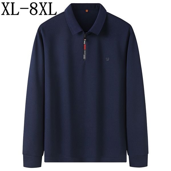 men's polos size 8xl 7xl 6xl autumn fashion loose shirt men long sleeve casual mens shirts homme 220915, White;black
men's polos size 8xl 7xl 6xl autumn fashion loose shirt men long sleeve casual mens shirts homme 220915, White;black