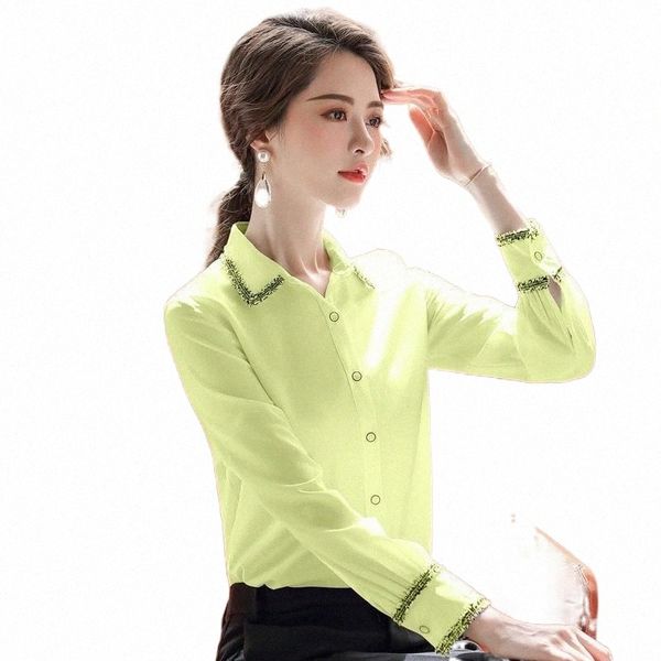est styles elegant yellow long sleeve blouses and shirts for women business work wear spring summer ladies blouse clothes women's & 01i, White
est styles elegant yellow long sleeve blouses and shirts for women business work wear spring summer ladies blouse clothes women's & 01i, White