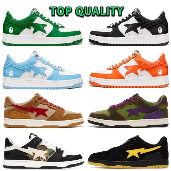 a bapestas sta low abc camo stars man casual shoes sk8 women white green red black yellow sneakers
a bapestas sta low abc camo stars man casual shoes sk8 women white green red black yellow sneakers