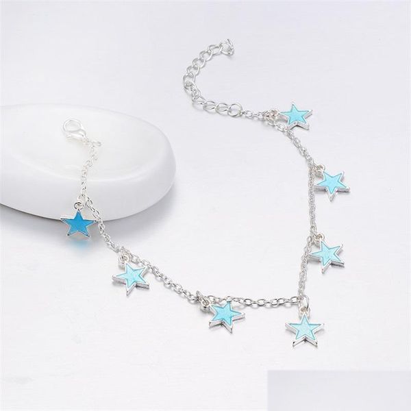 anklets fashion luminous pentagram star ankle heart charm bracelet anklets sandal beach leg chain for women summer jewelry 124 j dhnyi, Red;blue
anklets fashion luminous pentagram star ankle heart charm bracelet anklets sandal beach leg chain for women summer jewelry 124 j dhnyi, Red;blue