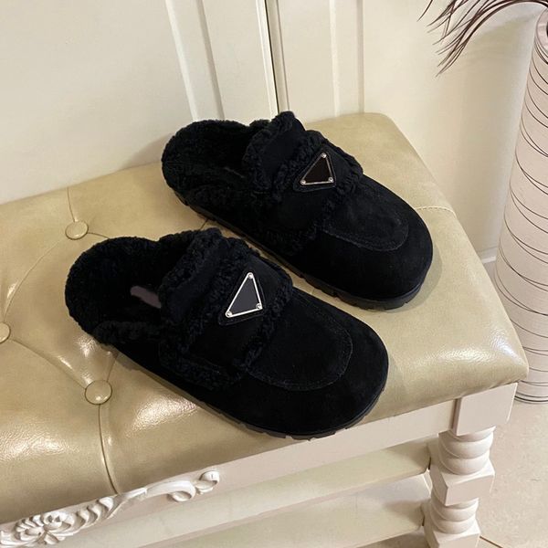 casual shoes designer wool slippers plush fur slides enameled triangle sandals indoor women slipper, Black
casual shoes designer wool slippers plush fur slides enameled triangle sandals indoor women slipper, Black