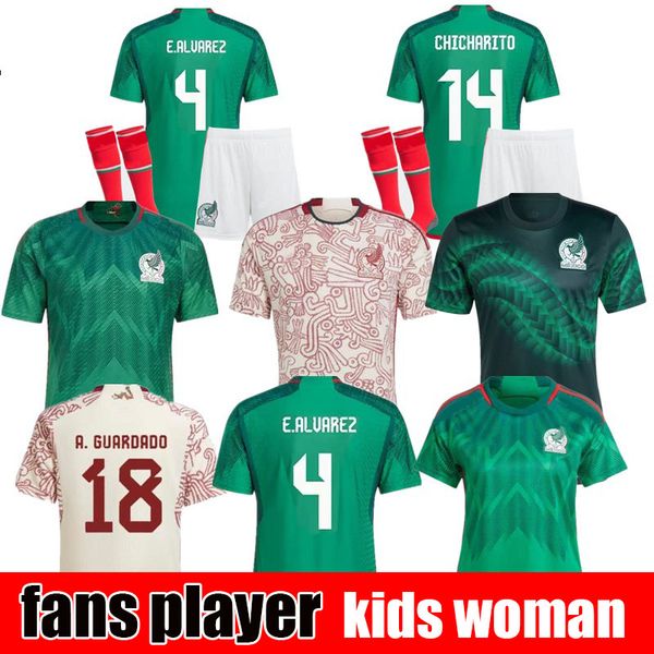 2022 2023 mexico soccer jersey fans player world h.losano guardado chicharito g dos santos 22 23 cup football shirt men kids sets uniform c, Black;yellow
2022 2023 mexico soccer jersey fans player world h.losano guardado chicharito g dos santos 22 23 cup football shirt men kids sets uniform c, Black;yellow