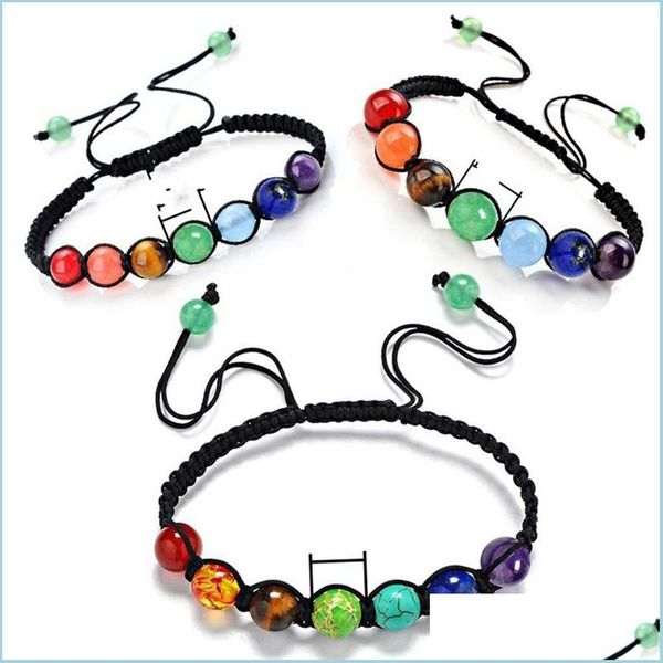 beaded strands natural stone weave bracelet fashion colorf chakra beads jewelry turquoise man women bracelets yoga energy 1 99cc k2b dhlir, Black
beaded strands natural stone weave bracelet fashion colorf chakra beads jewelry turquoise man women bracelets yoga energy 1 99cc k2b dhlir, Black