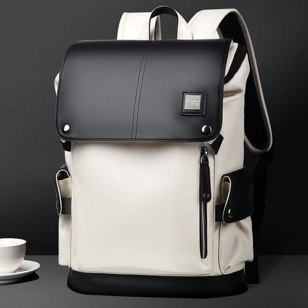 men bags waterproof business pu backpack double shoulder handbag travel casual schoolbag 15.6 inch lapcomputer storage bag splicing woman st
men bags waterproof business pu backpack double shoulder handbag travel casual schoolbag 15.6 inch lapcomputer storage bag splicing woman st