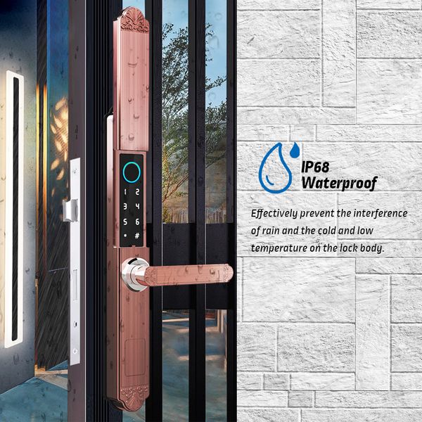 waterproof wifi gate intelligent door lock electronic aluminum sliding tuya smart lock
waterproof wifi gate intelligent door lock electronic aluminum sliding tuya smart lock
