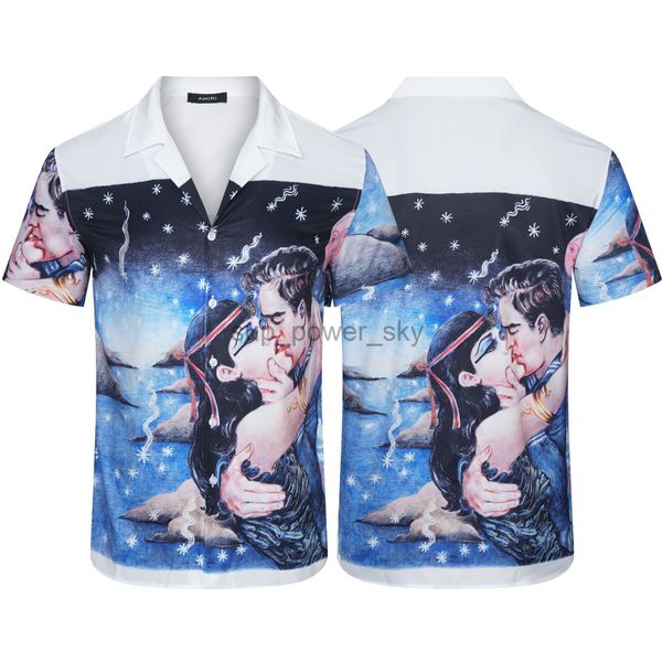 2022 mens amirs shirts summer designer shirt fashion brand snowflake hugging kissing figure hip hop men and women ins short sleeve shirt, White;black
2022 mens amirs shirts summer designer shirt fashion brand snowflake hugging kissing figure hip hop men and women ins short sleeve shirt, White;black