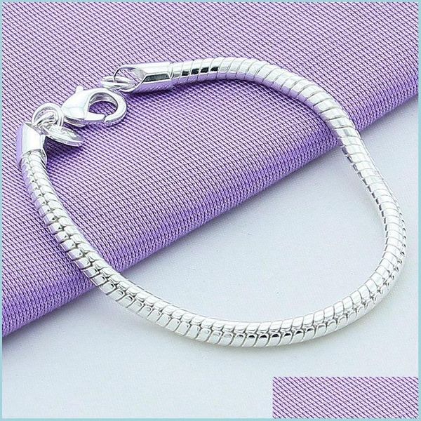 link chain 925 sterling sier lobster clasp 4mm 20cm snake chain bracelet fit european charm women wedding engagement jewelry 1286 t2 dhjvb, Black
link chain 925 sterling sier lobster clasp 4mm 20cm snake chain bracelet fit european charm women wedding engagement jewelry 1286 t2 dhjvb, Black