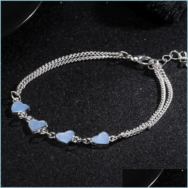 anklets luminous heart tassel foot chain sier glow in the dark anklet yoga dancing feet bracelet ankle bracelets 242 t2 drop delivery dhwru, Red;blue
anklets luminous heart tassel foot chain sier glow in the dark anklet yoga dancing feet bracelet ankle bracelets 242 t2 drop delivery dhwru, Red;blue