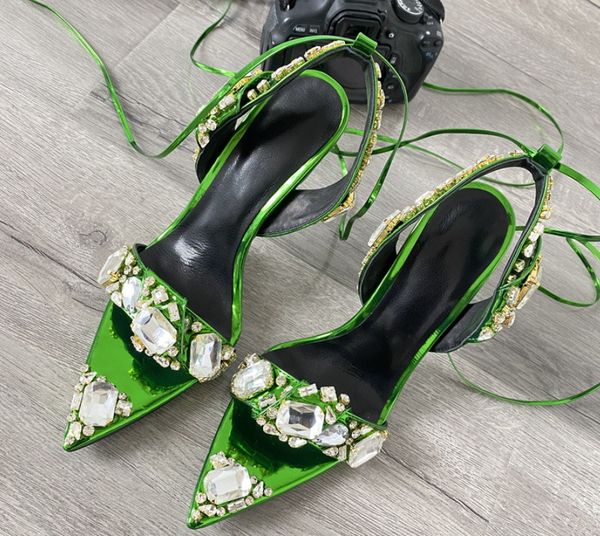 luxurys designer ladies new style real leather sandals stiletto high heel sandals pointed toe pillage lace-up diamond shoes party ankle stra, Black
luxurys designer ladies new style real leather sandals stiletto high heel sandals pointed toe pillage lace-up diamond shoes party ankle stra, Black