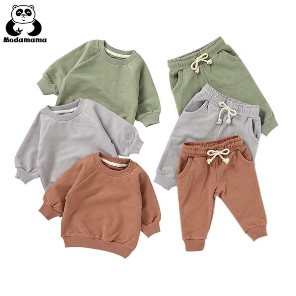 clothing sets modamama 2pcs baby clothes toddler casual organic cotton warm girls outfits born boy 220915, White
clothing sets modamama 2pcs baby clothes toddler casual organic cotton warm girls outfits born boy 220915, White