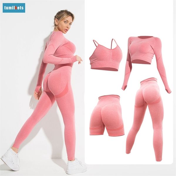yoga outfit yoga set seamless women workout sportswear gym clothing fitness long sleeve crop high waist leggings sport bra sports suits 2209
yoga outfit yoga set seamless women workout sportswear gym clothing fitness long sleeve crop high waist leggings sport bra sports suits 2209