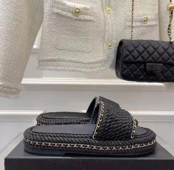 casual shoes platform woven sandals outer wear holiday fisherman hemp rope non-slip beach shoe, Black
casual shoes platform woven sandals outer wear holiday fisherman hemp rope non-slip beach shoe, Black