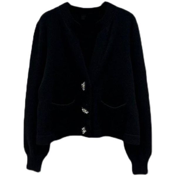 80 xl 2022 runway autumn brand same style women sweater v neck black long sleeve cardigan women's sweaters zhen, White;black
80 xl 2022 runway autumn brand same style women sweater v neck black long sleeve cardigan women's sweaters zhen, White;black