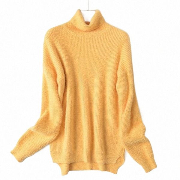 winter turtleneck pullovers high low hem pull femme oversized women's sweater korean style long sleeve knitted sweaters p5tp#, White;black
winter turtleneck pullovers high low hem pull femme oversized women's sweater korean style long sleeve knitted sweaters p5tp#, White;black