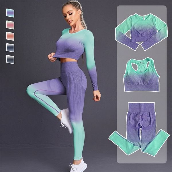 yoga outfit women's seamless yoga set gym suits fitness clothing sportswear high waist leggings long sleeve crop sports bra tracksuit 2
yoga outfit women's seamless yoga set gym suits fitness clothing sportswear high waist leggings long sleeve crop sports bra tracksuit 2