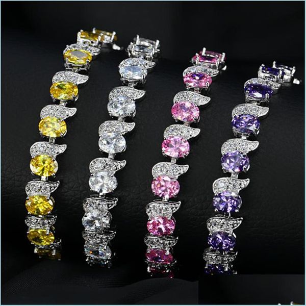charm bracelets white gold plated cz tennis bracelet for girls women party wedding nice gift friend 3739 q2 drop delivery 2021 jewelr dhoah, Golden;silver
charm bracelets white gold plated cz tennis bracelet for girls women party wedding nice gift friend 3739 q2 drop delivery 2021 jewelr dhoah, Golden;silver