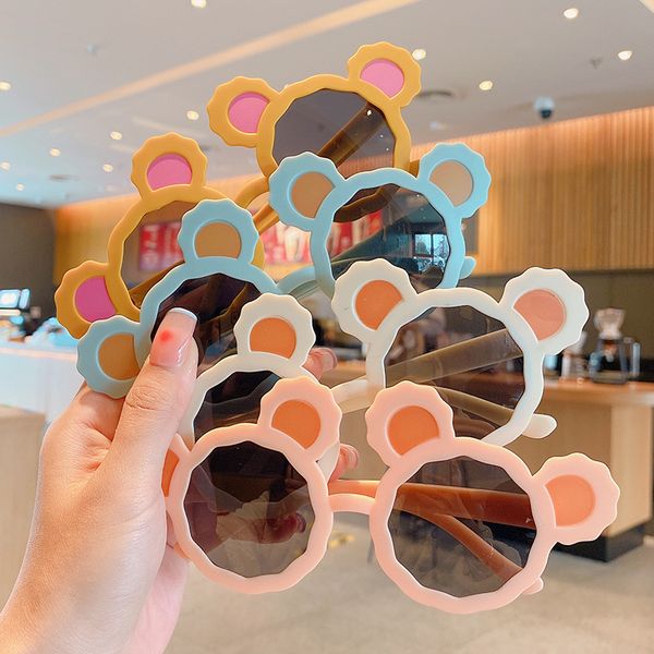 cute bear ear round sunglasses cartoon outdoor uv protection children sun glasses fashion anti-polarization personality kids eyewear, Blue
cute bear ear round sunglasses cartoon outdoor uv protection children sun glasses fashion anti-polarization personality kids eyewear, Blue