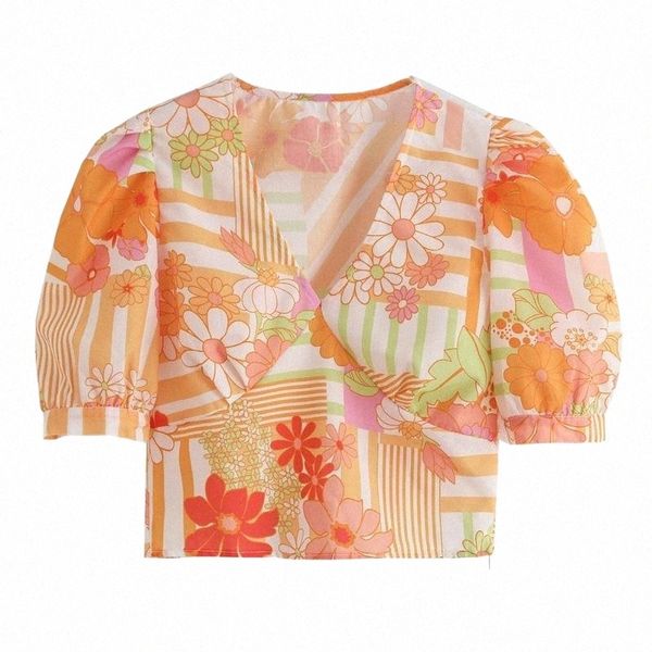 2021 summer women's new round neck short sleeve waist fashionable elegant oil painting print short shirt 13sa#, White
2021 summer women's new round neck short sleeve waist fashionable elegant oil painting print short shirt 13sa#, White