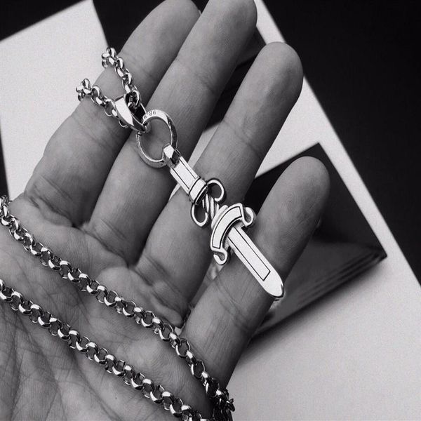 fashion stainless steel pendant necklace chain bijoux for mens and women trend personality punk cross style lovers gift hip hop je271p, Silver
fashion stainless steel pendant necklace chain bijoux for mens and women trend personality punk cross style lovers gift hip hop je271p, Silver