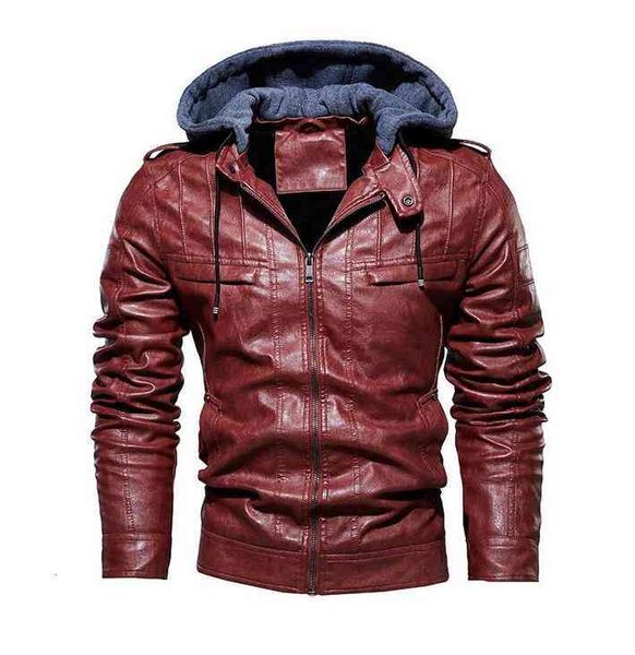 men's fleece men vintage motorcycle mens outdoor casual pu leather jacket man winter coat hooded collar club bomber jackets, Black
men's fleece men vintage motorcycle mens outdoor casual pu leather jacket man winter coat hooded collar club bomber jackets, Black